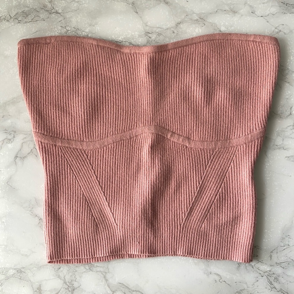 We wore what strapless top